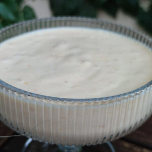 Bebida de yogurt con mango