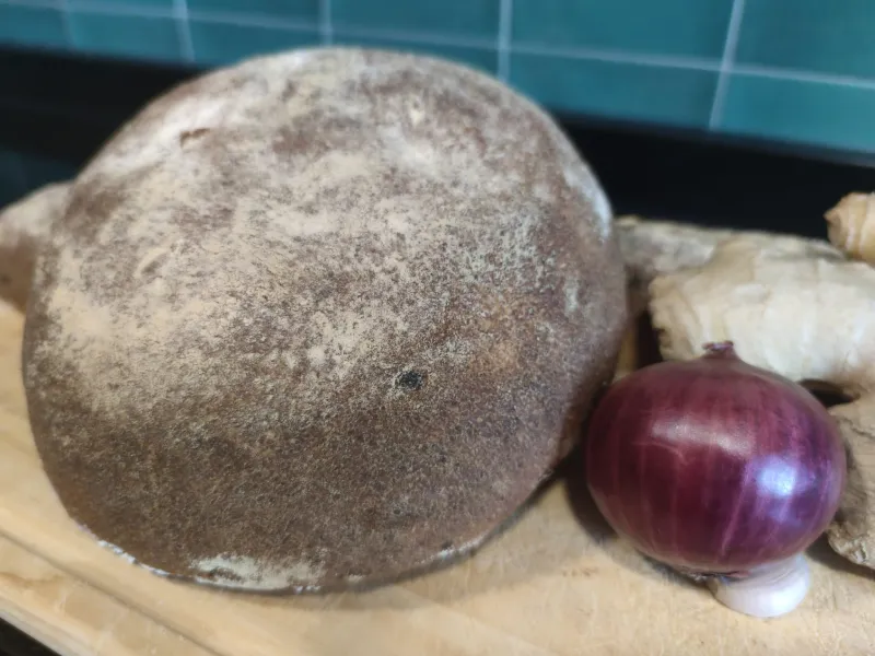 pan espelta con cebolla y jengibre - Imagen 3