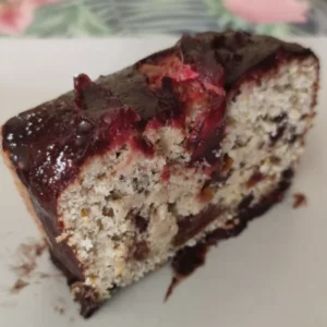 bizcocho de cerezas y chocolate (4)