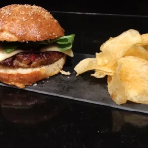 Hamburguesa vacuno serrano al jerez